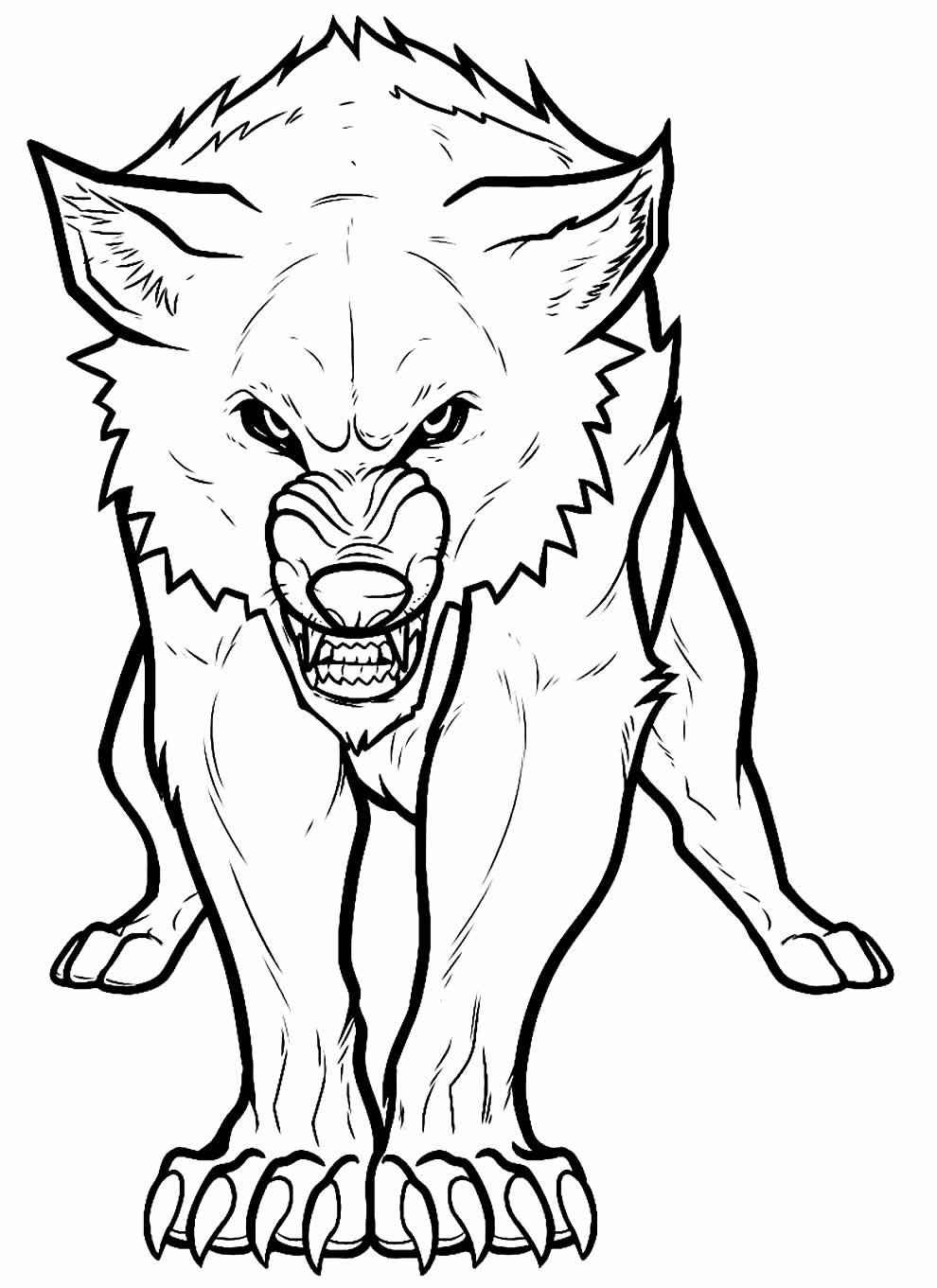 Wolf Ausmalbilder 206