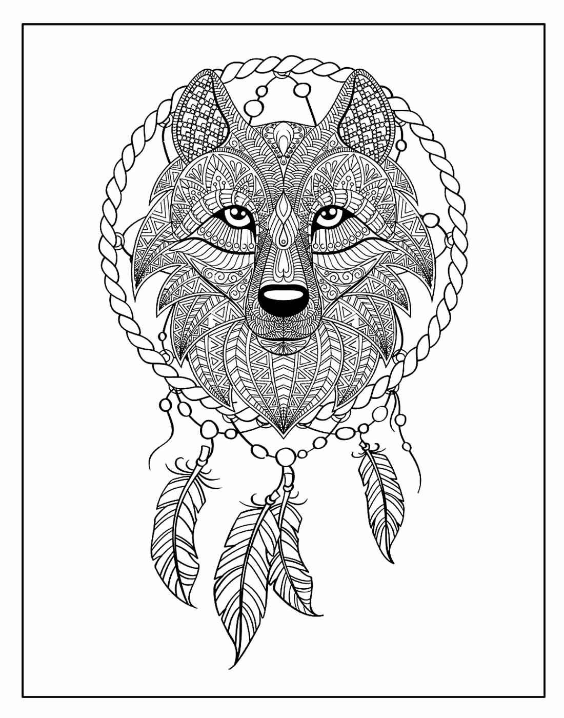 Wolf Ausmalbilder 411