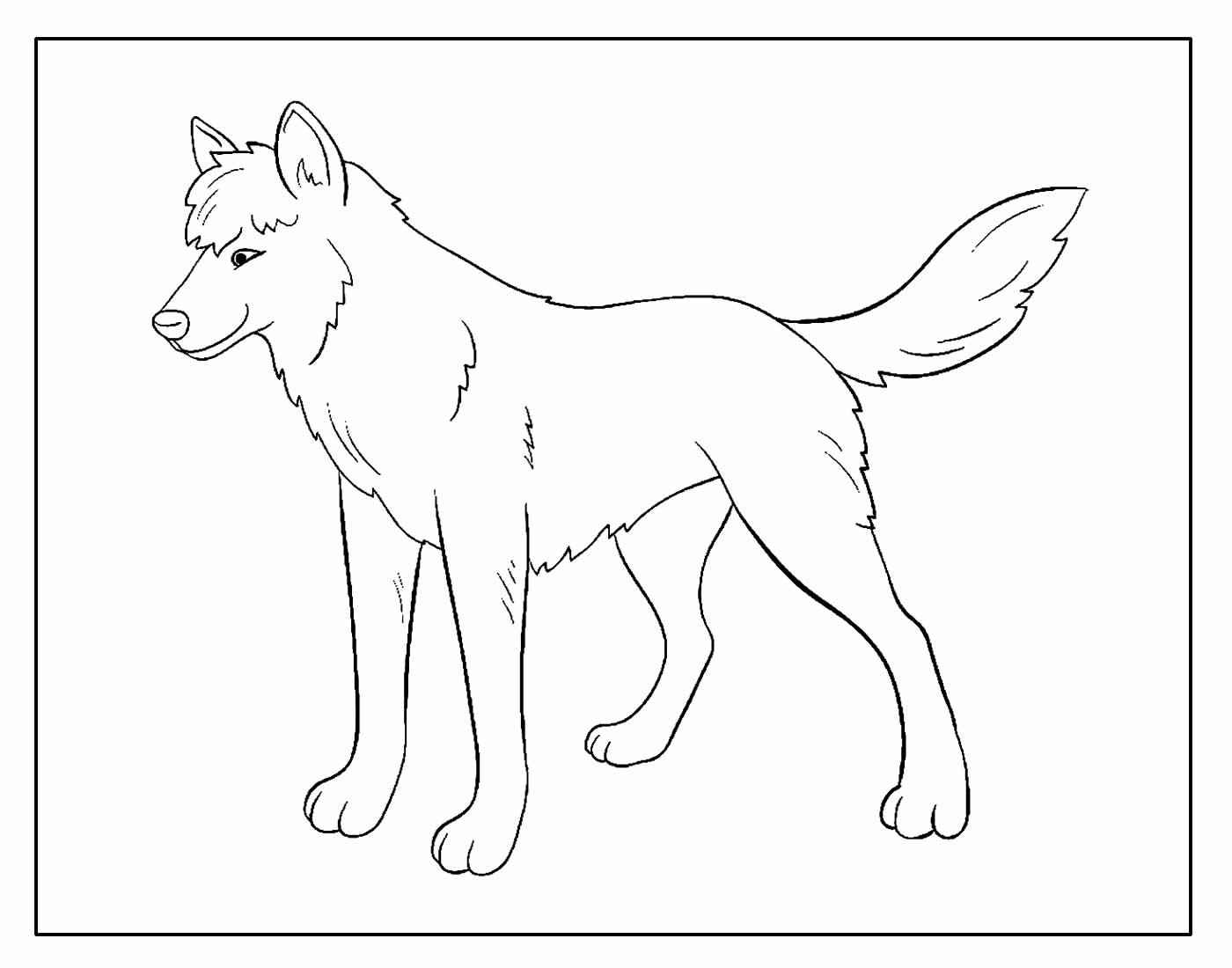 Wolf Ausmalbilder 673