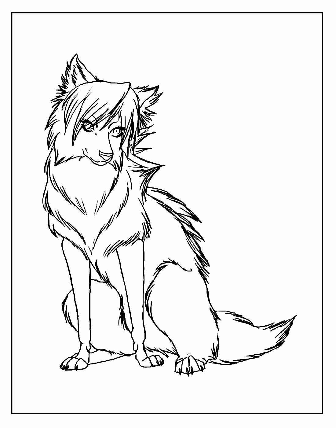 Wolf Ausmalbilder 778