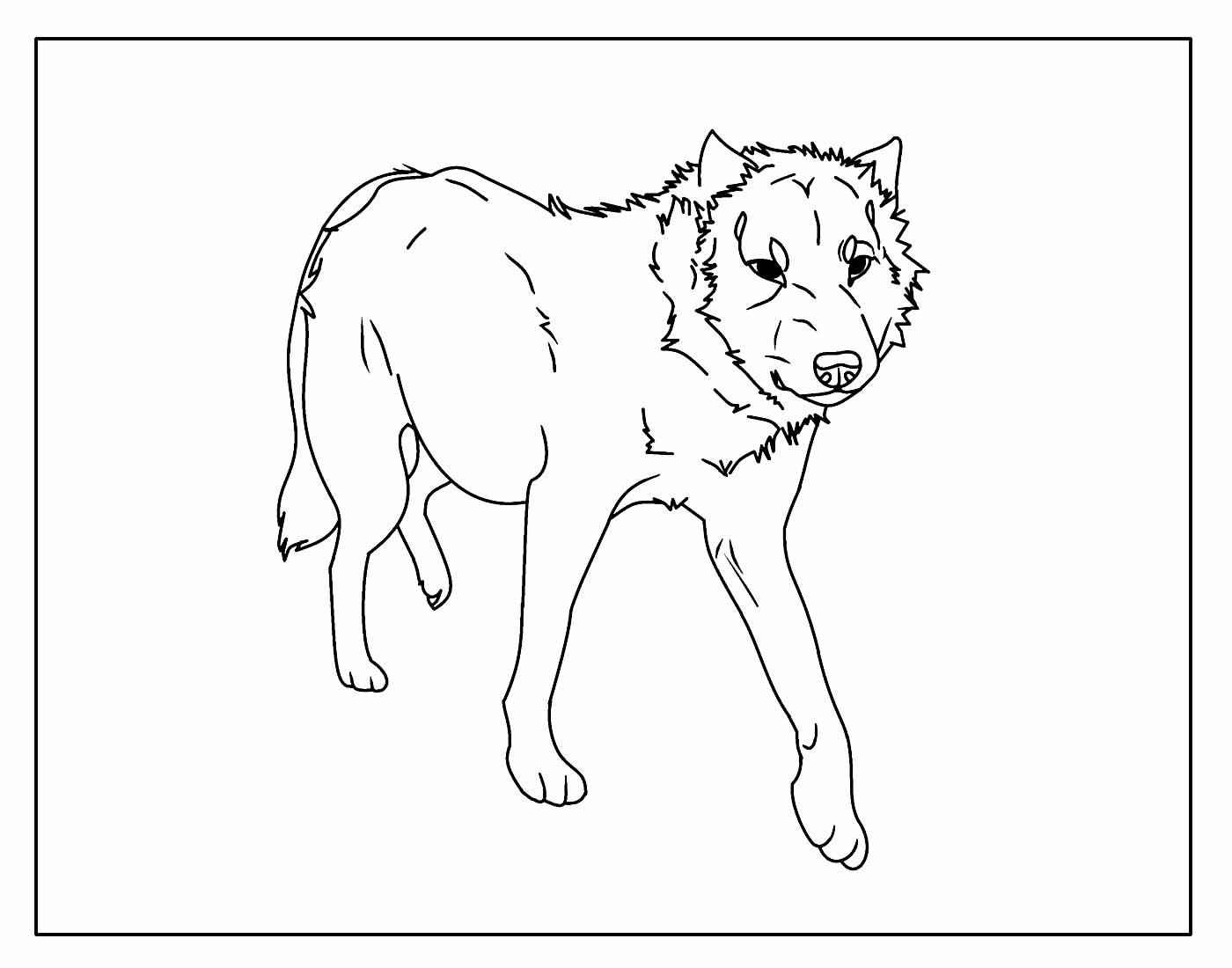 Wolf Ausmalbilder 960