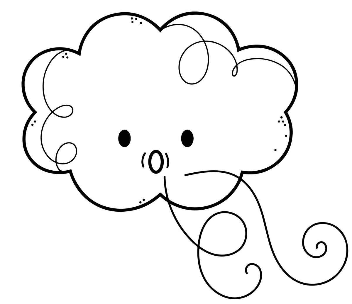 Wolke Ausmalbilder 452