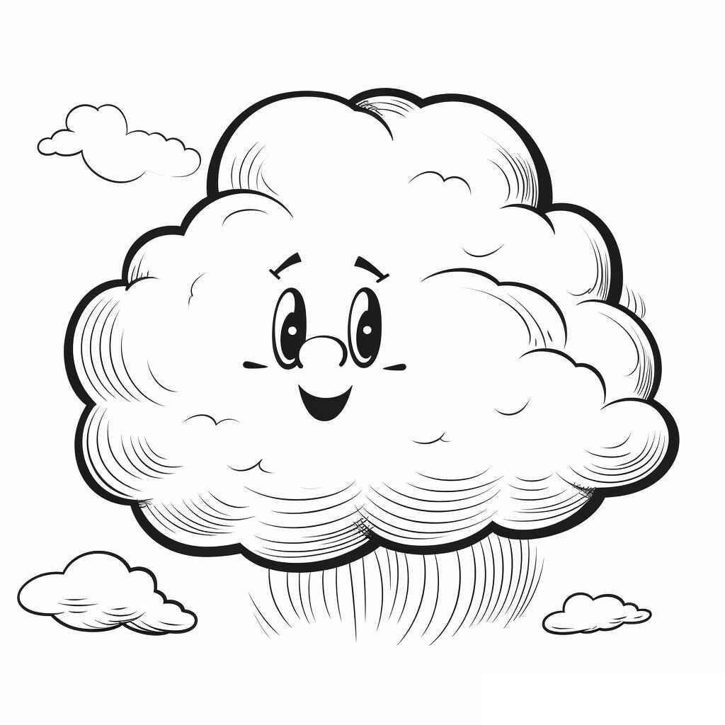 Wolke Ausmalbilder 576