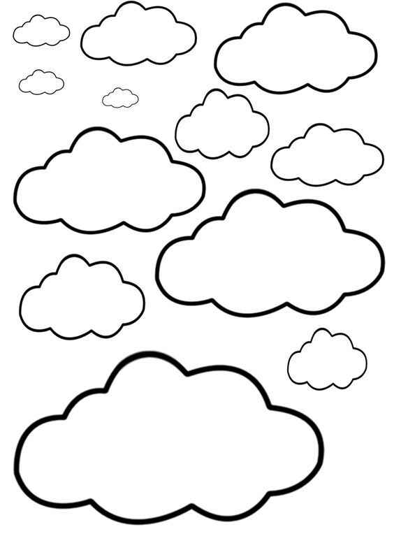Wolke Ausmalbilder 714
