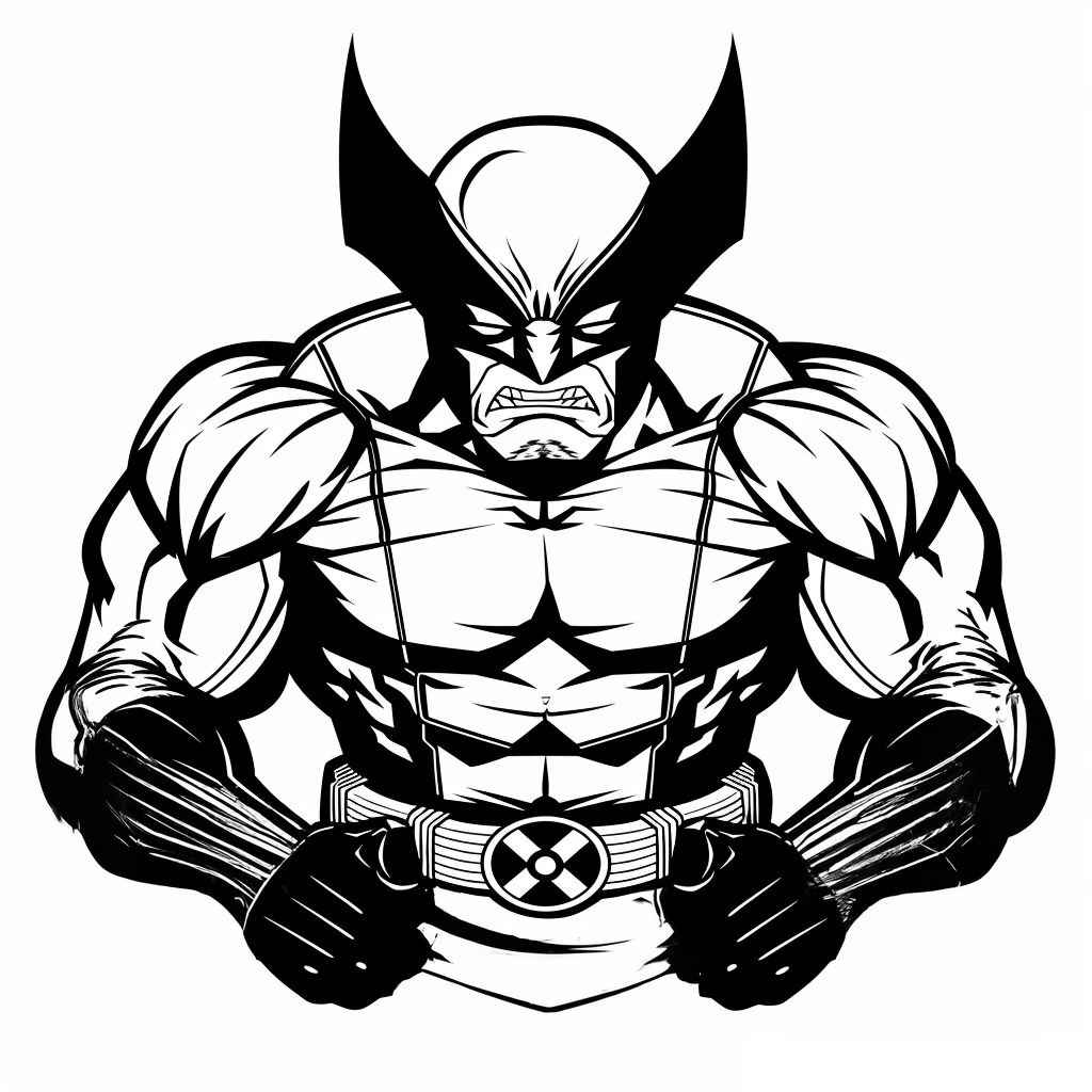 Wolverine Ausmalbilder 154