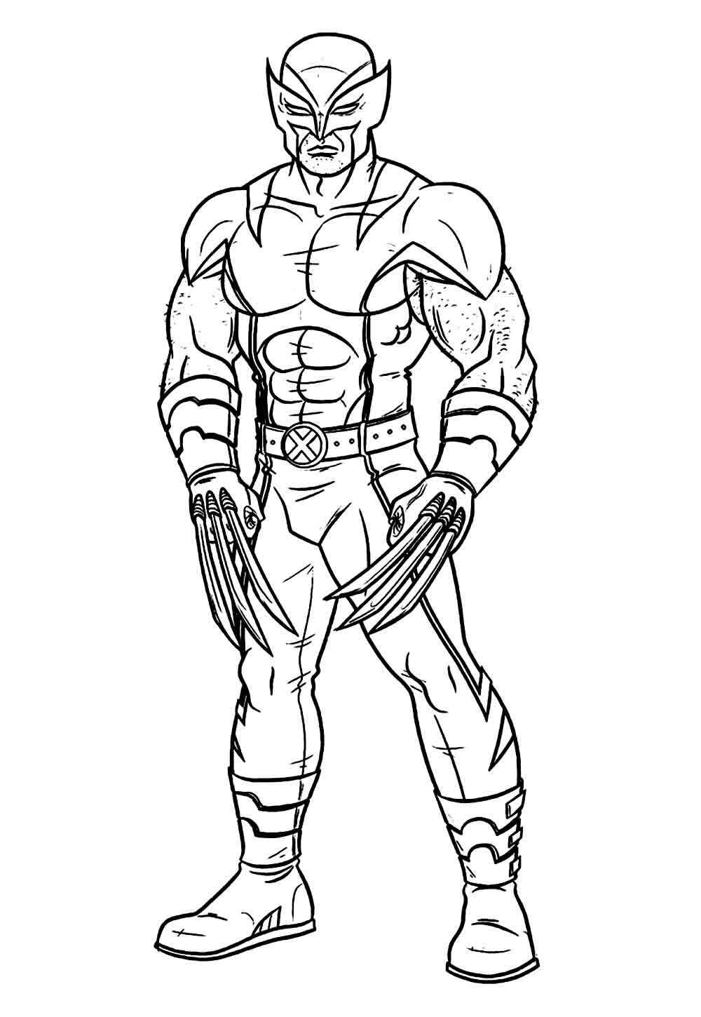 Wolverine Ausmalbilder 557