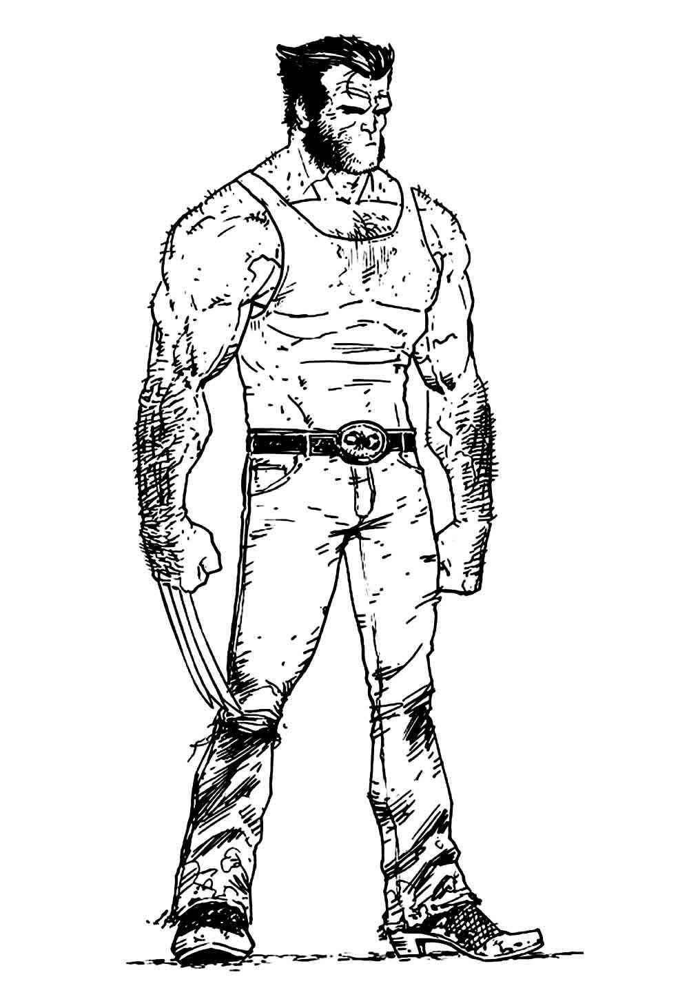 Wolverine Ausmalbilder 747