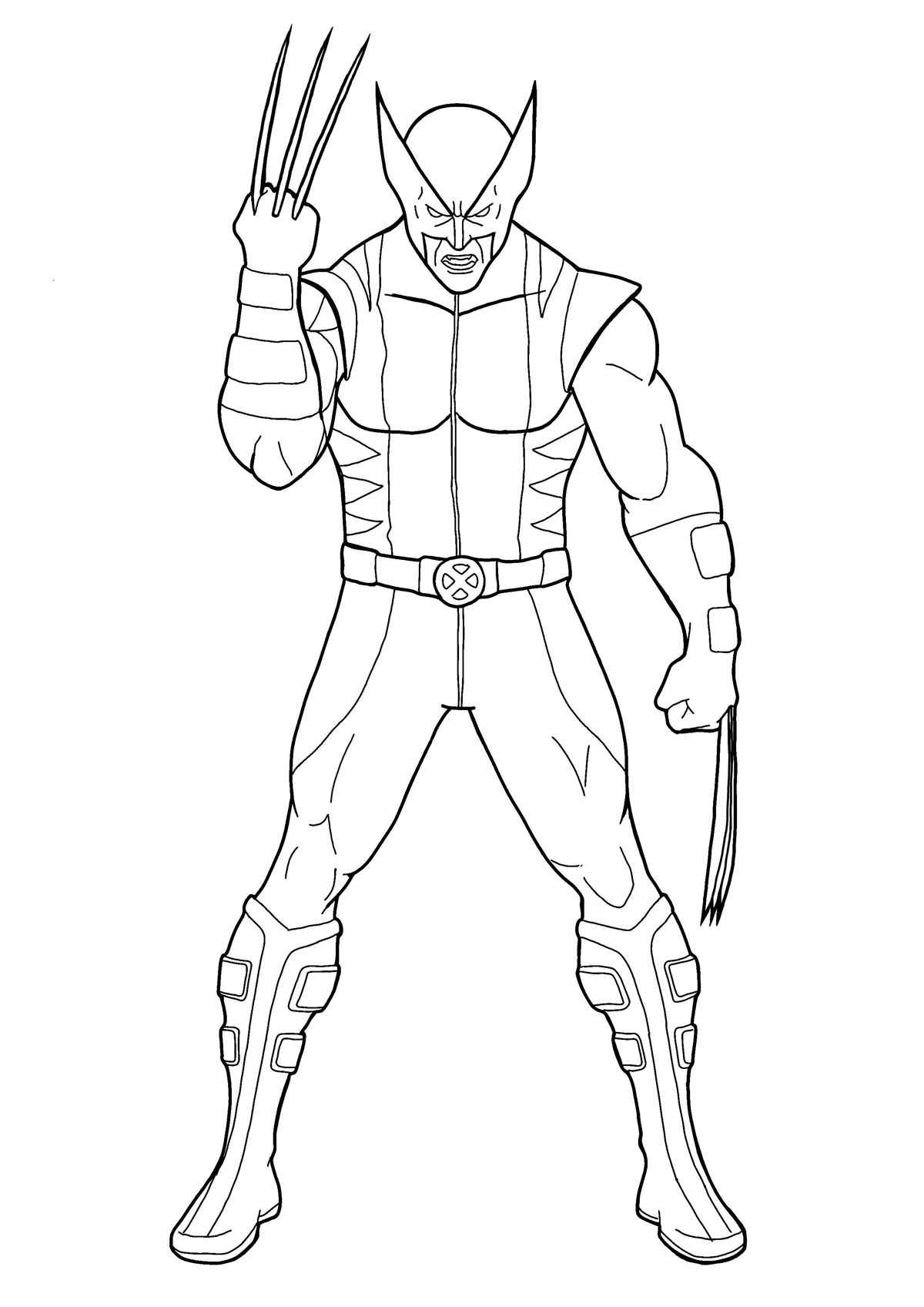Wolverine Ausmalbilder 781