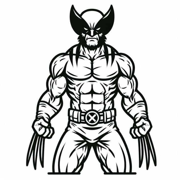 Wolverine Ausmalbilder 883