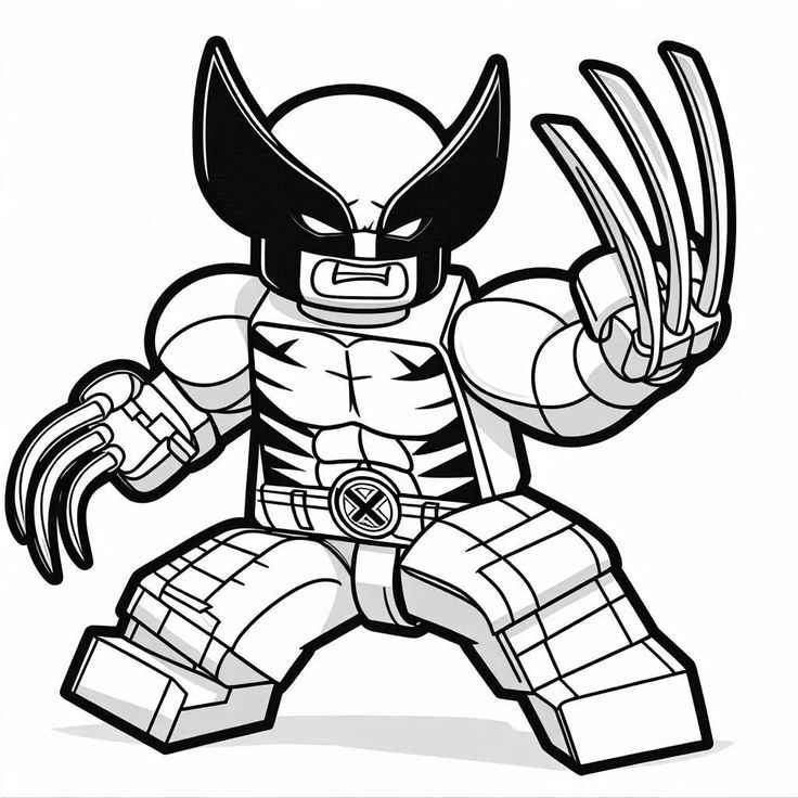Wolverine Ausmalbilder 908