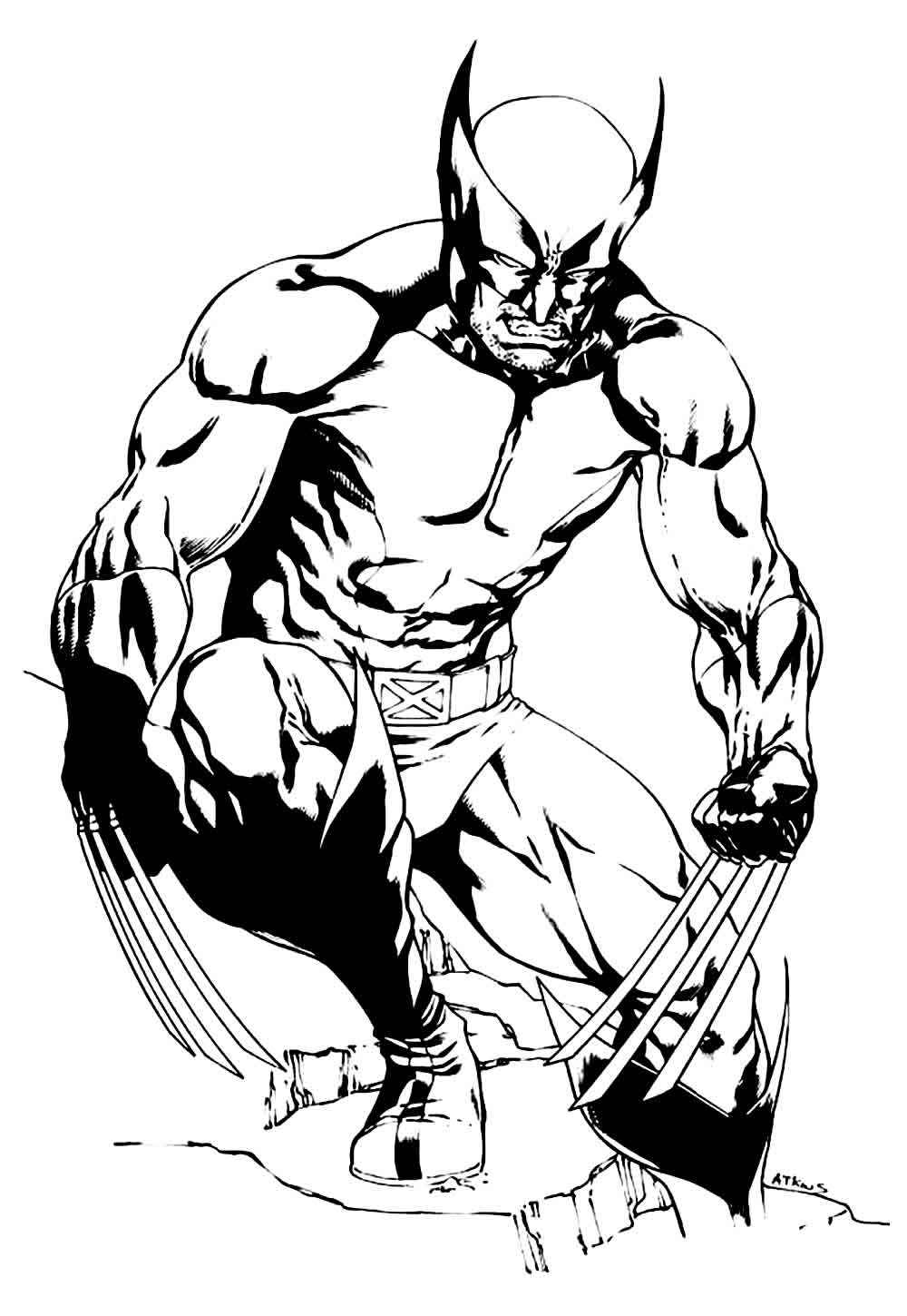 Wolverine Ausmalbilder 995