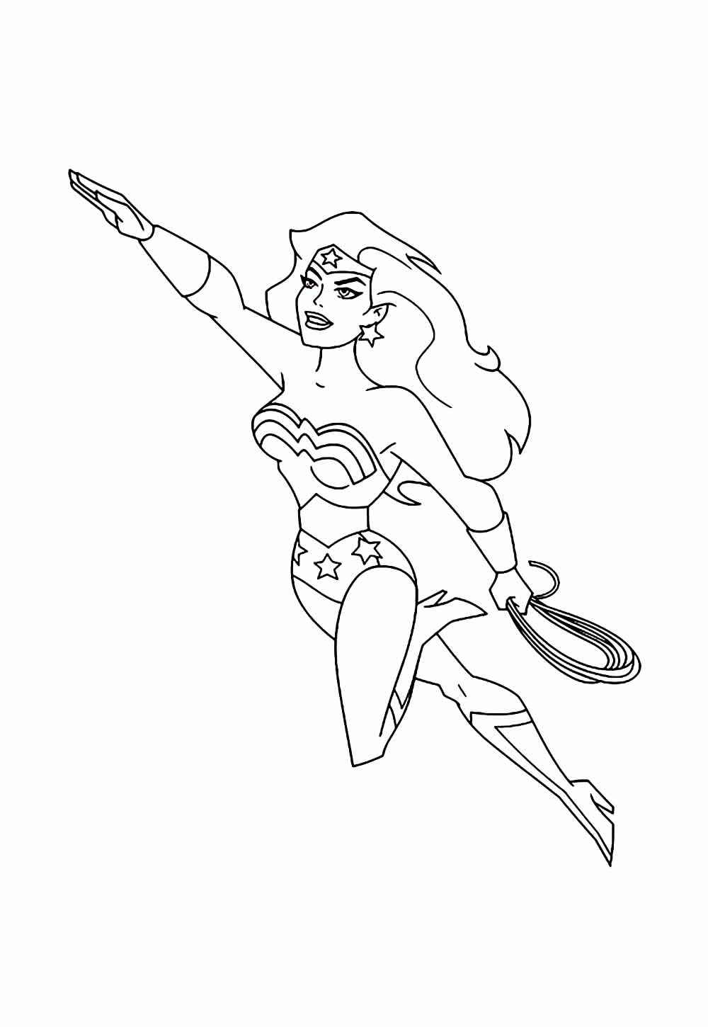 Wonder Woman Ausmalbilder 026