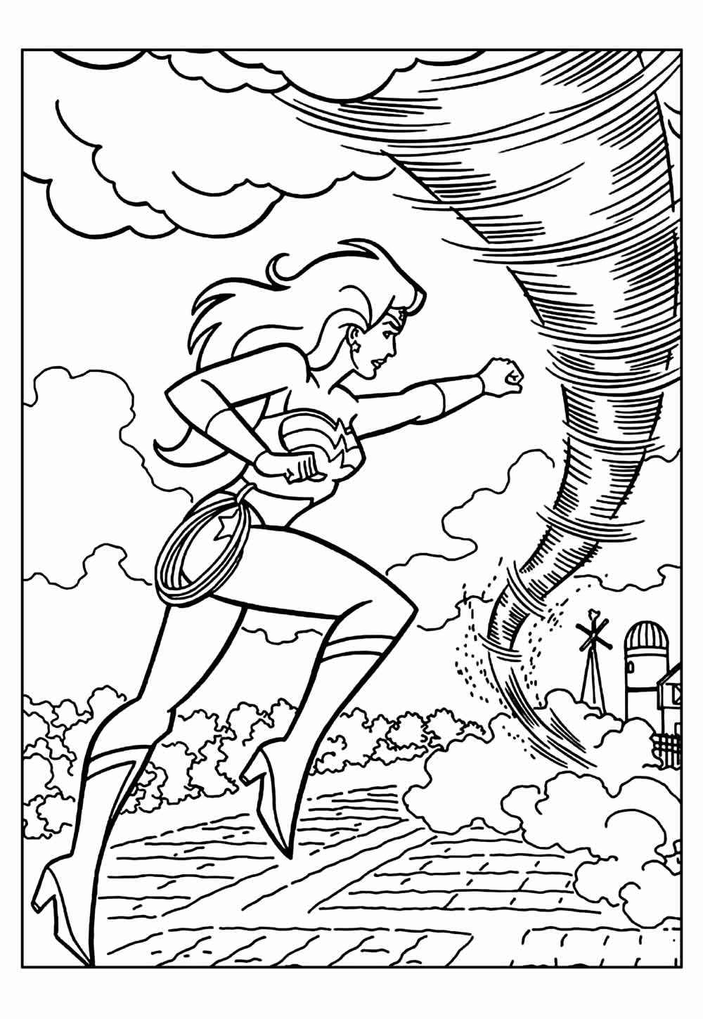 Wonder Woman Ausmalbilder 114