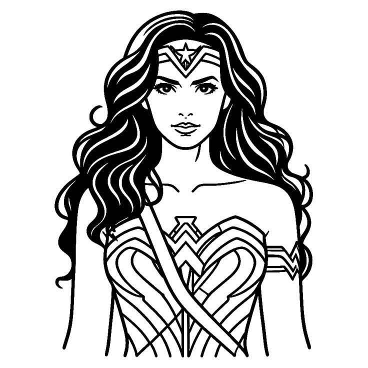Wonder Woman Ausmalbilder 330