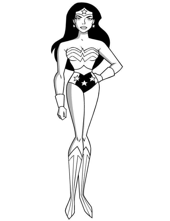 Wonder Woman Ausmalbilder 376