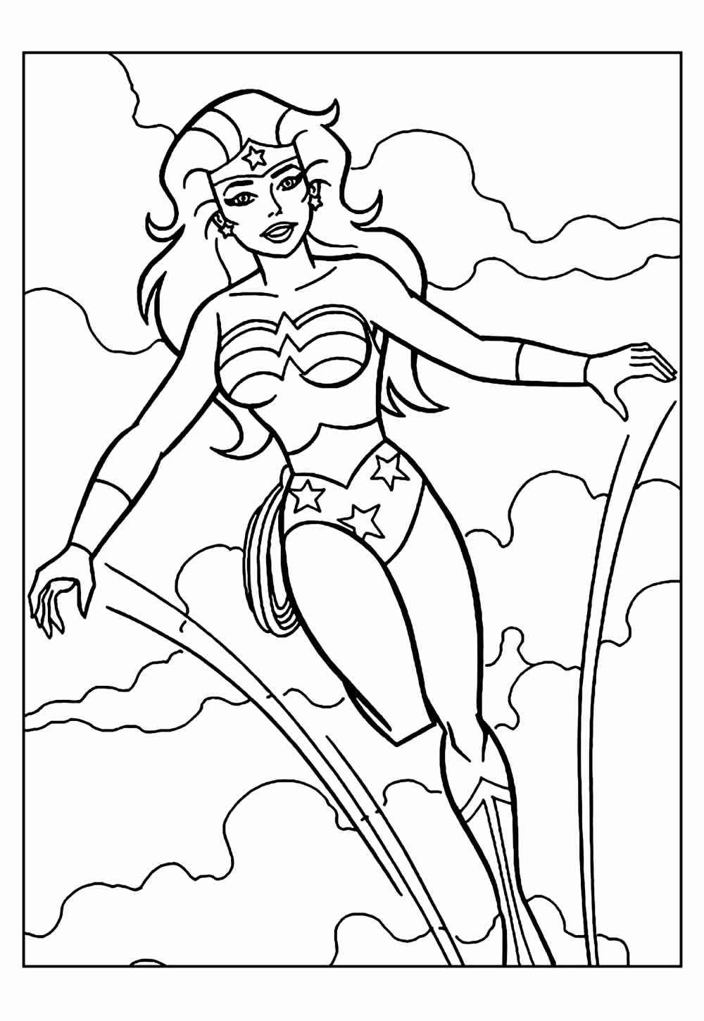 Wonder Woman Ausmalbilder 496