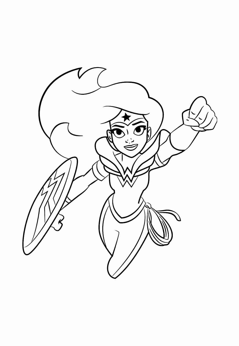 Wonder Woman Ausmalbilder 581