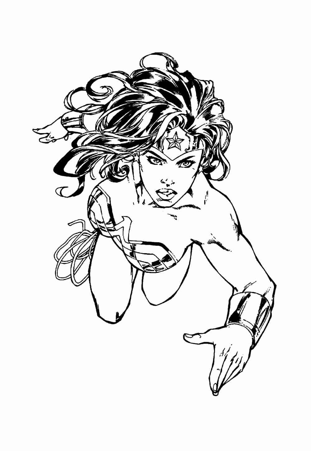 Wonder Woman Ausmalbilder 636