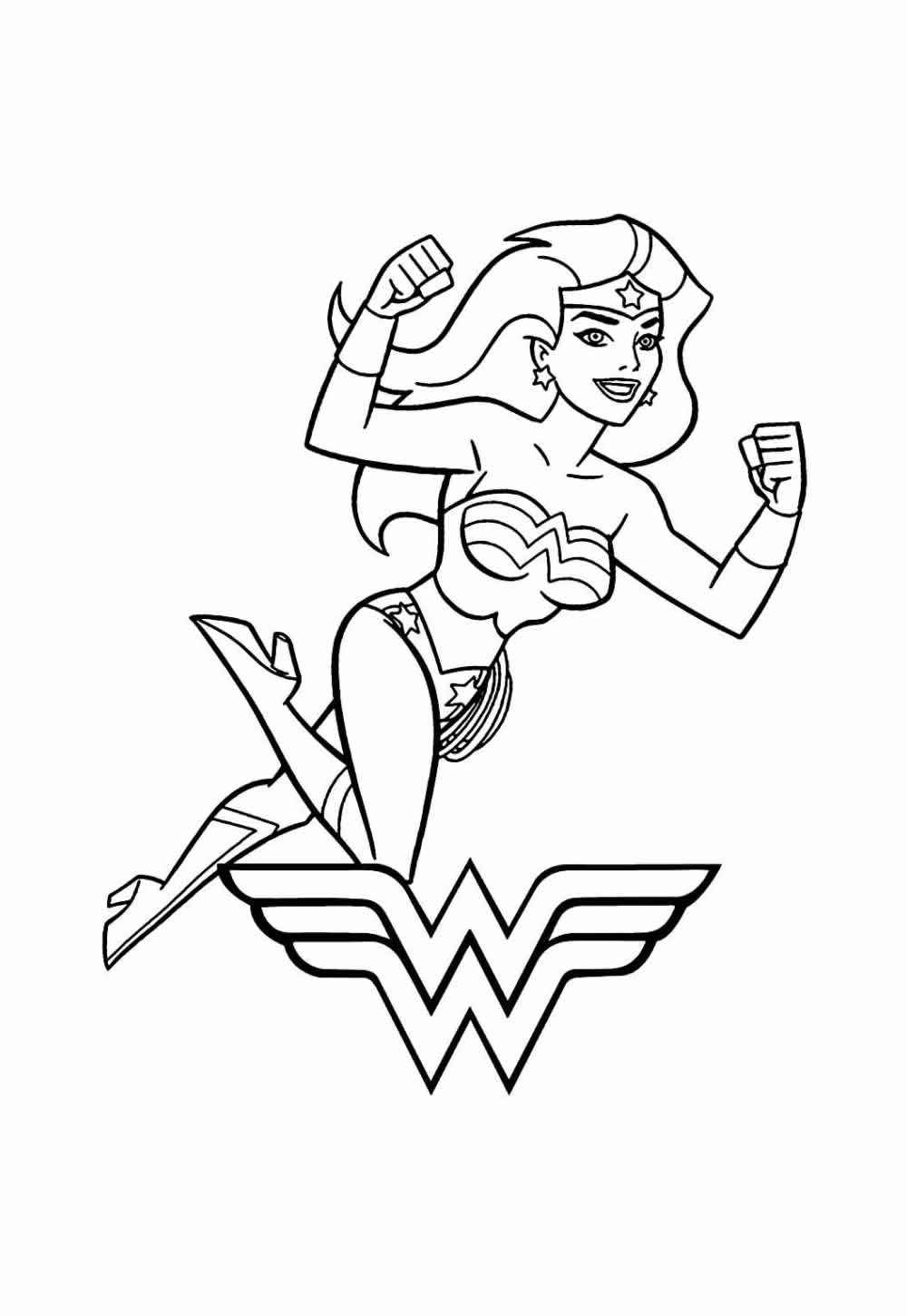 Wonder Woman Ausmalbilder 681