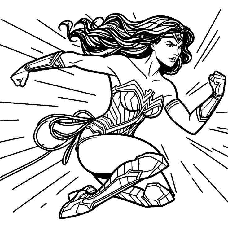 Wonder Woman Ausmalbilder 775