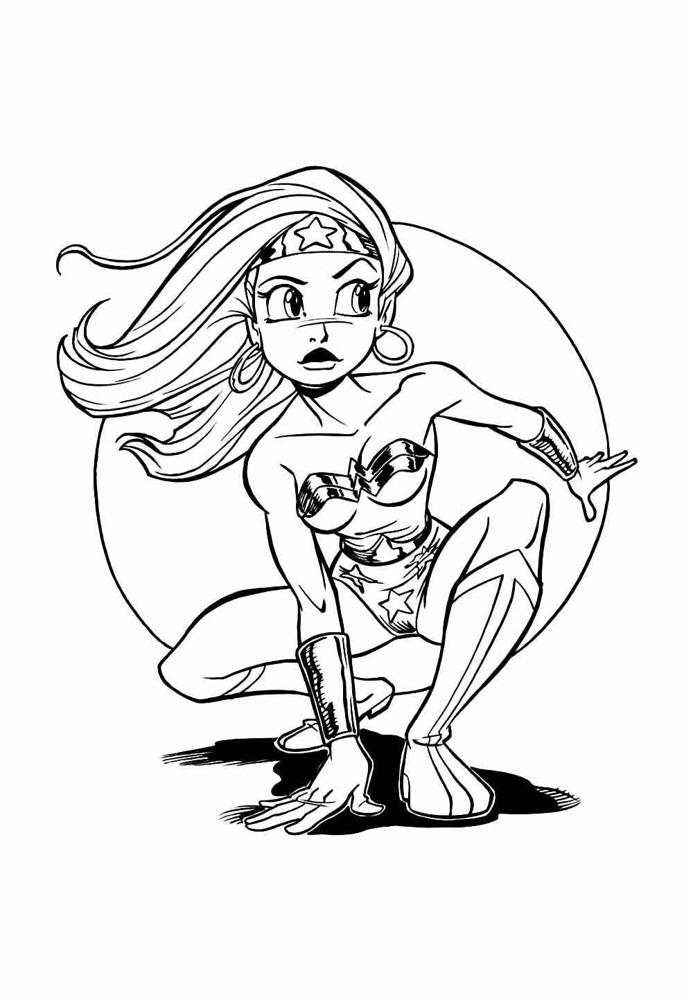 Wonder Woman Ausmalbilder 843