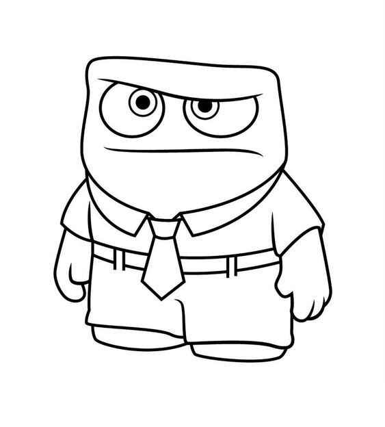 Wut Inside Out Ausmalbilder 906