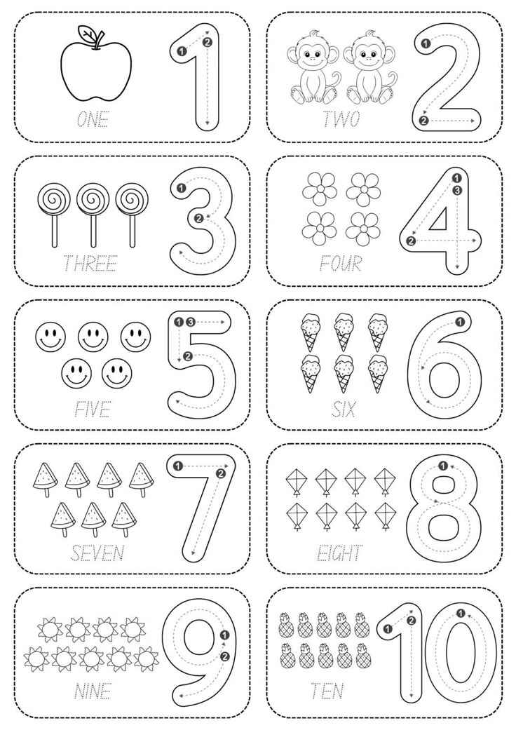 Zahlen Ausmalbilder 197