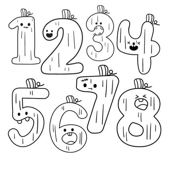 Zahlen Ausmalbilder 531