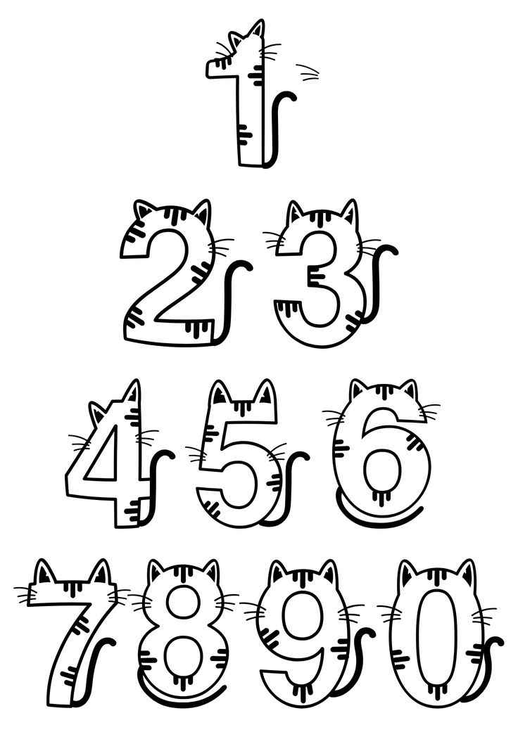 Zahlen Ausmalbilder 918