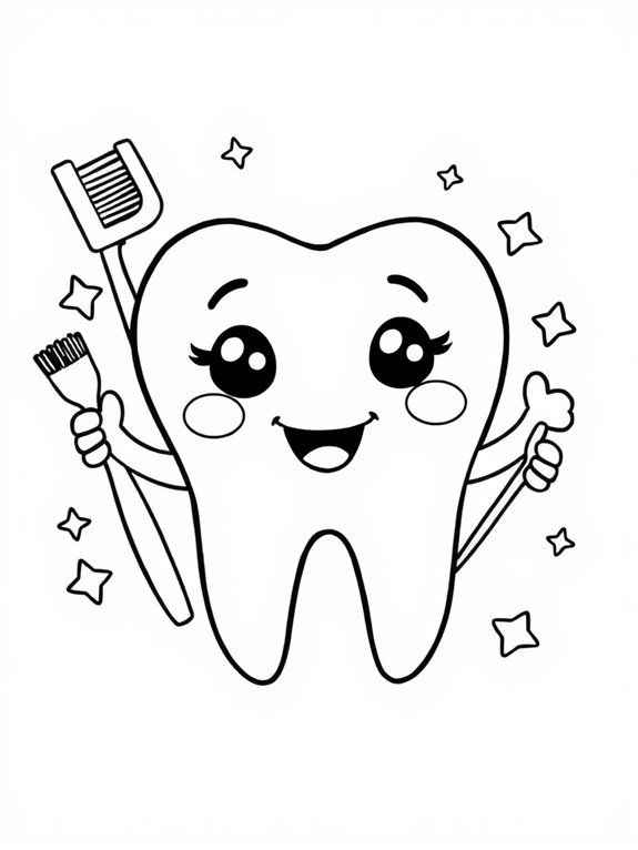 Zahn Ausmalbilder 668