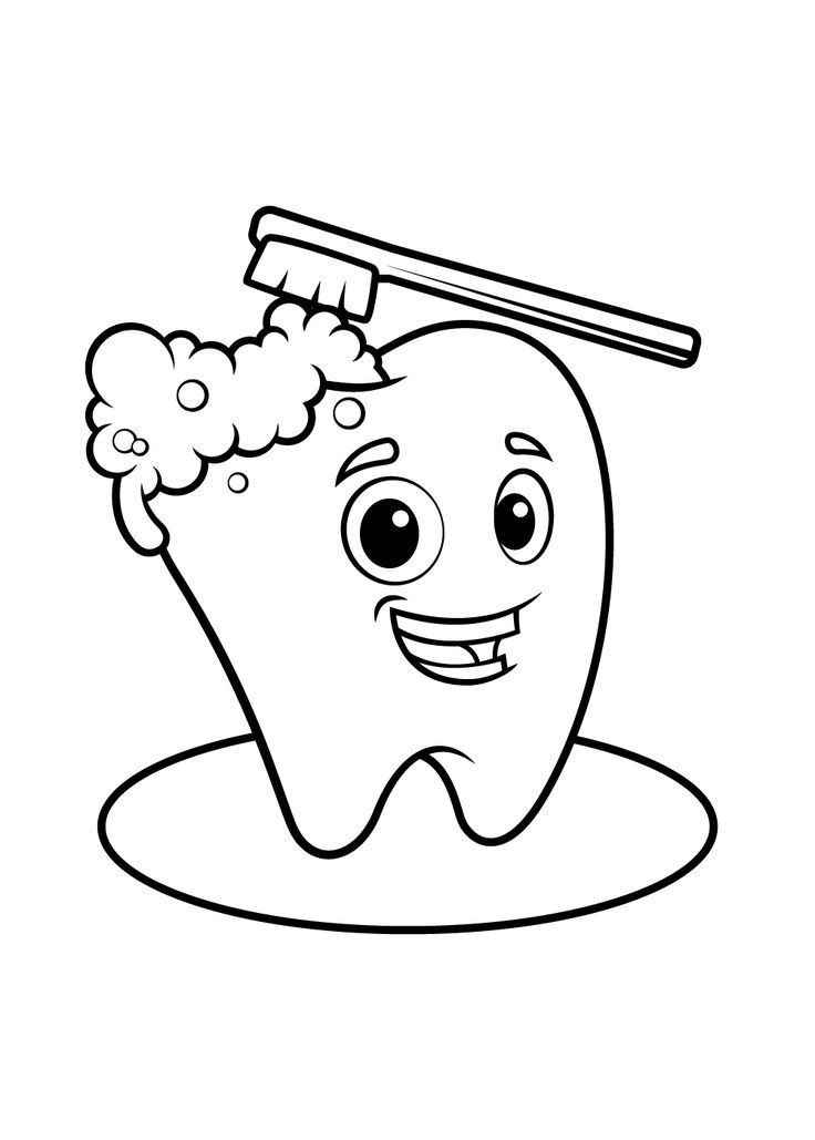 Zahn Ausmalbilder 839