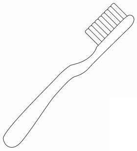 Zahnbürste Ausmalbilder 433