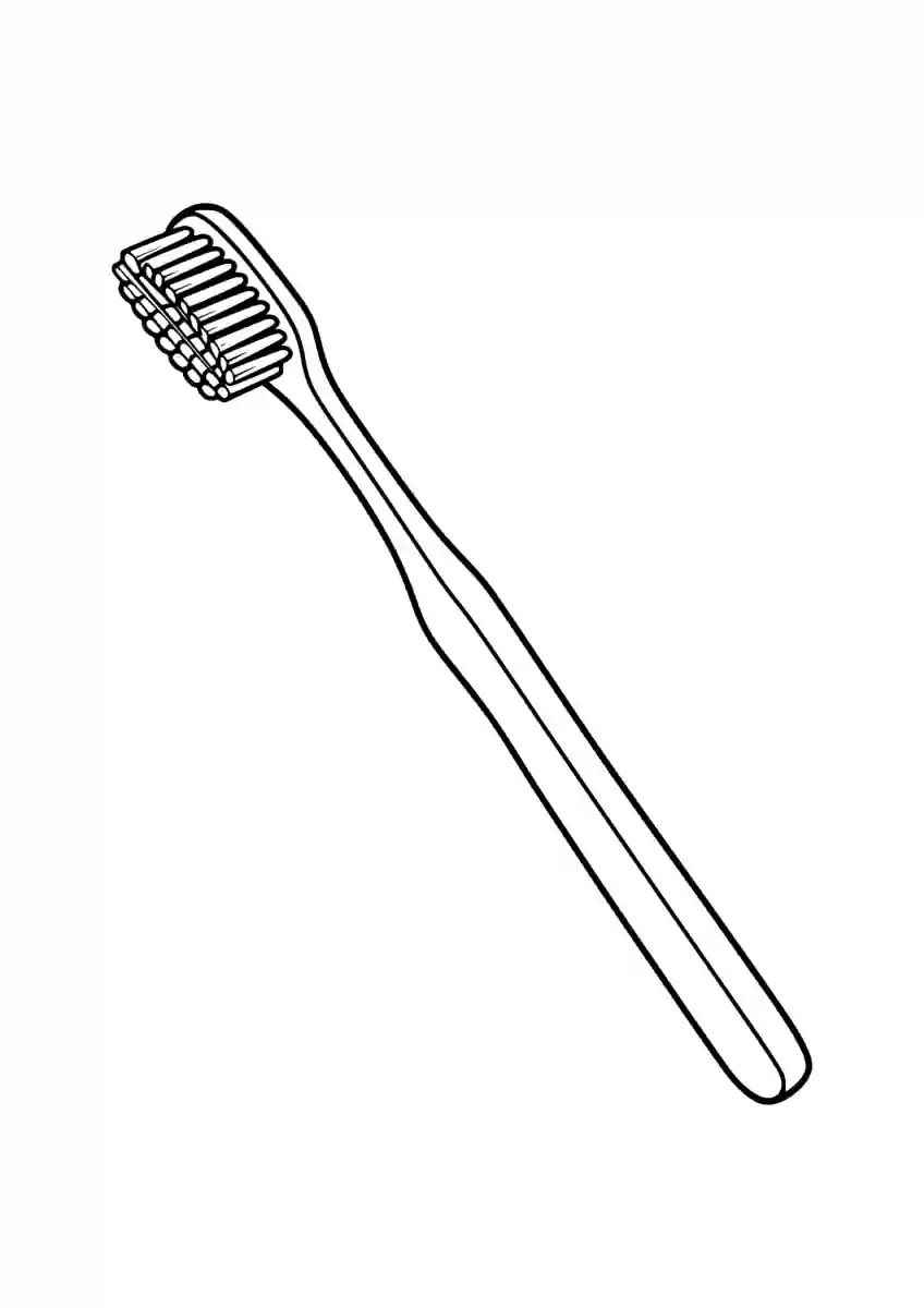 Zahnbürste Ausmalbilder 739
