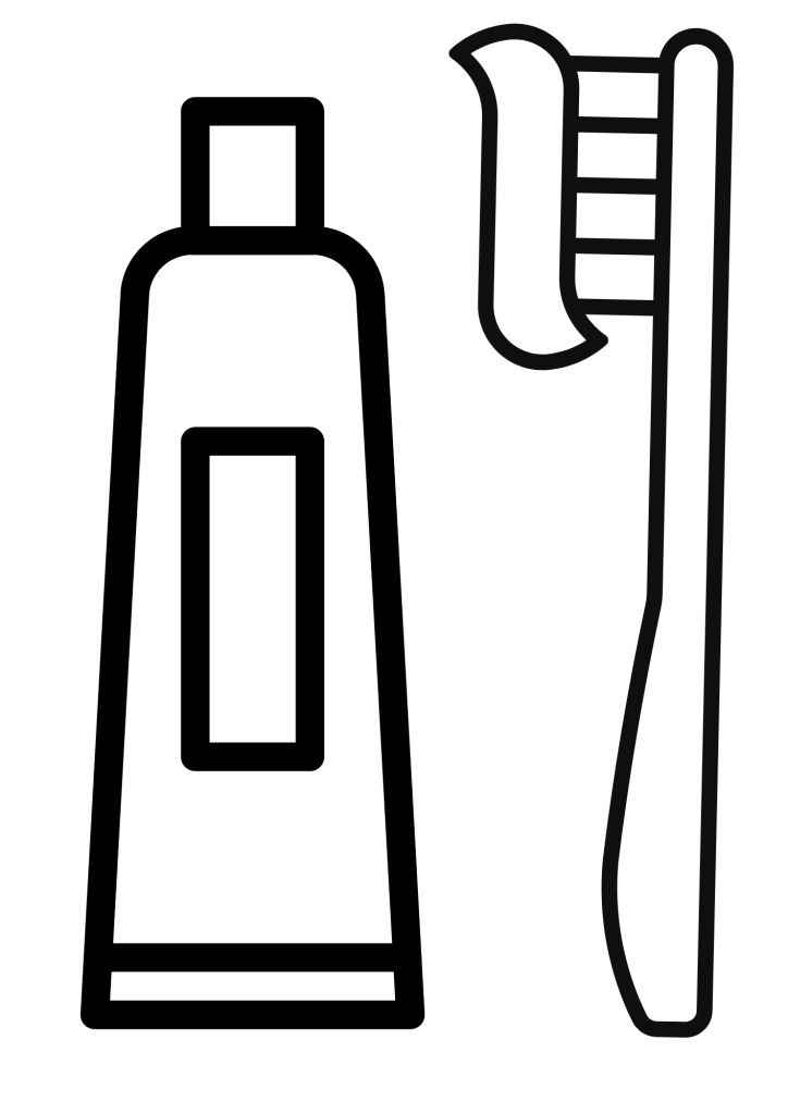 Zahnbürste Ausmalbilder 894