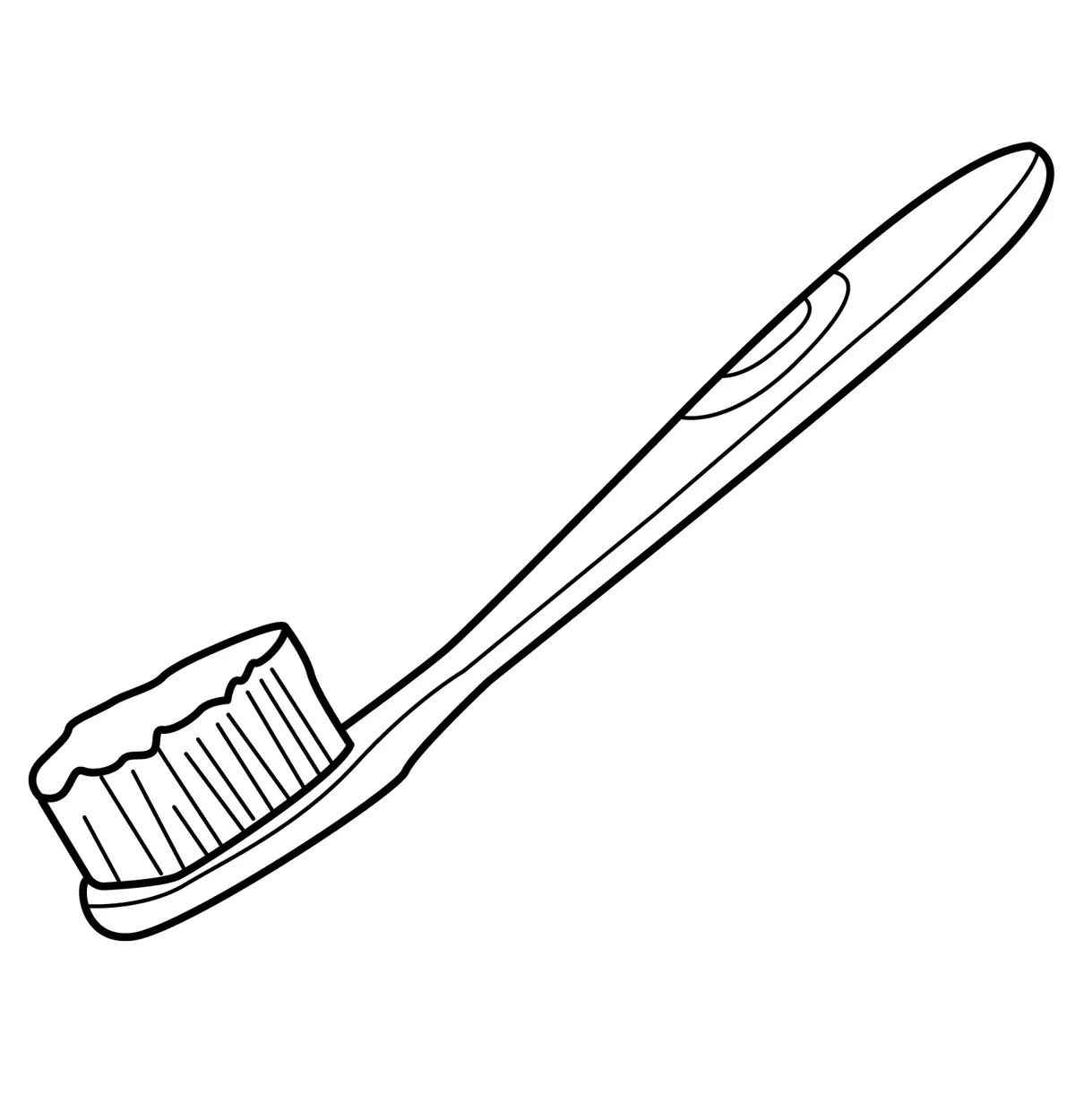 Zahnbürste Ausmalbilder 914