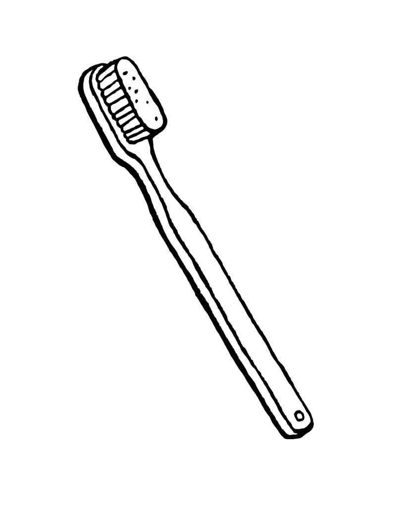 Zahnbürste Ausmalbilder 961