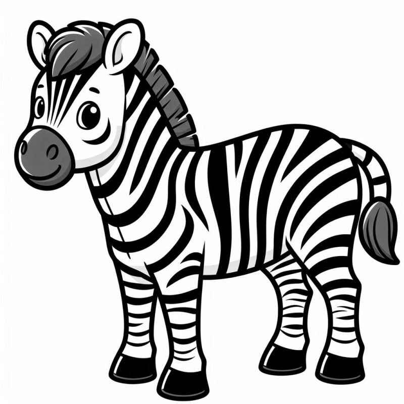 Zebras Ausmalbilder 877
