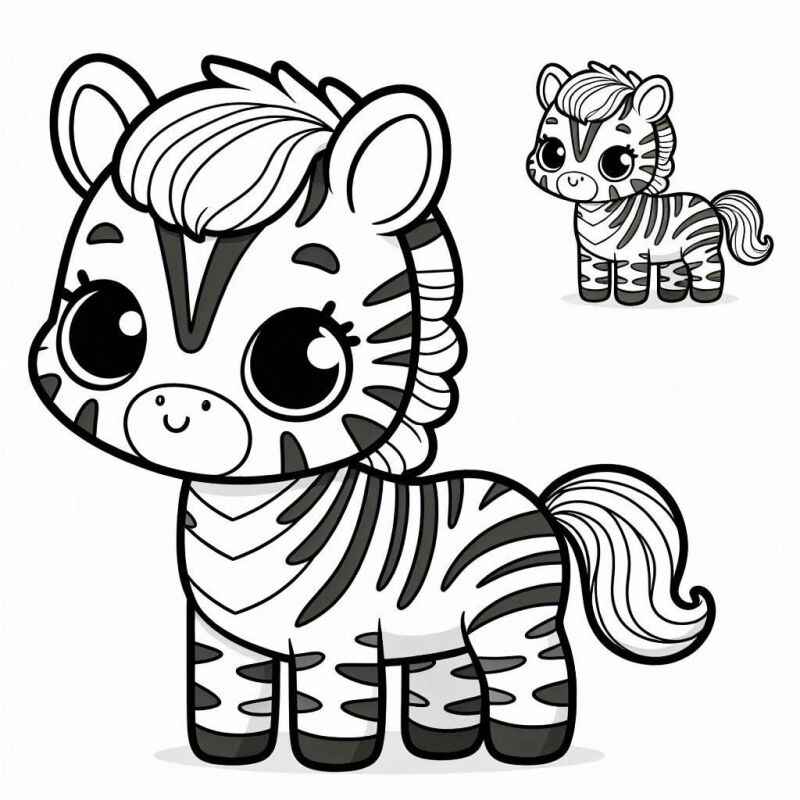 Zebras Ausmalbilder 920