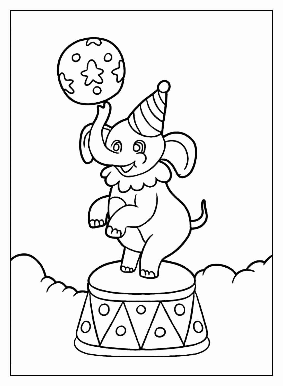 Zirkus Ausmalbilder 141