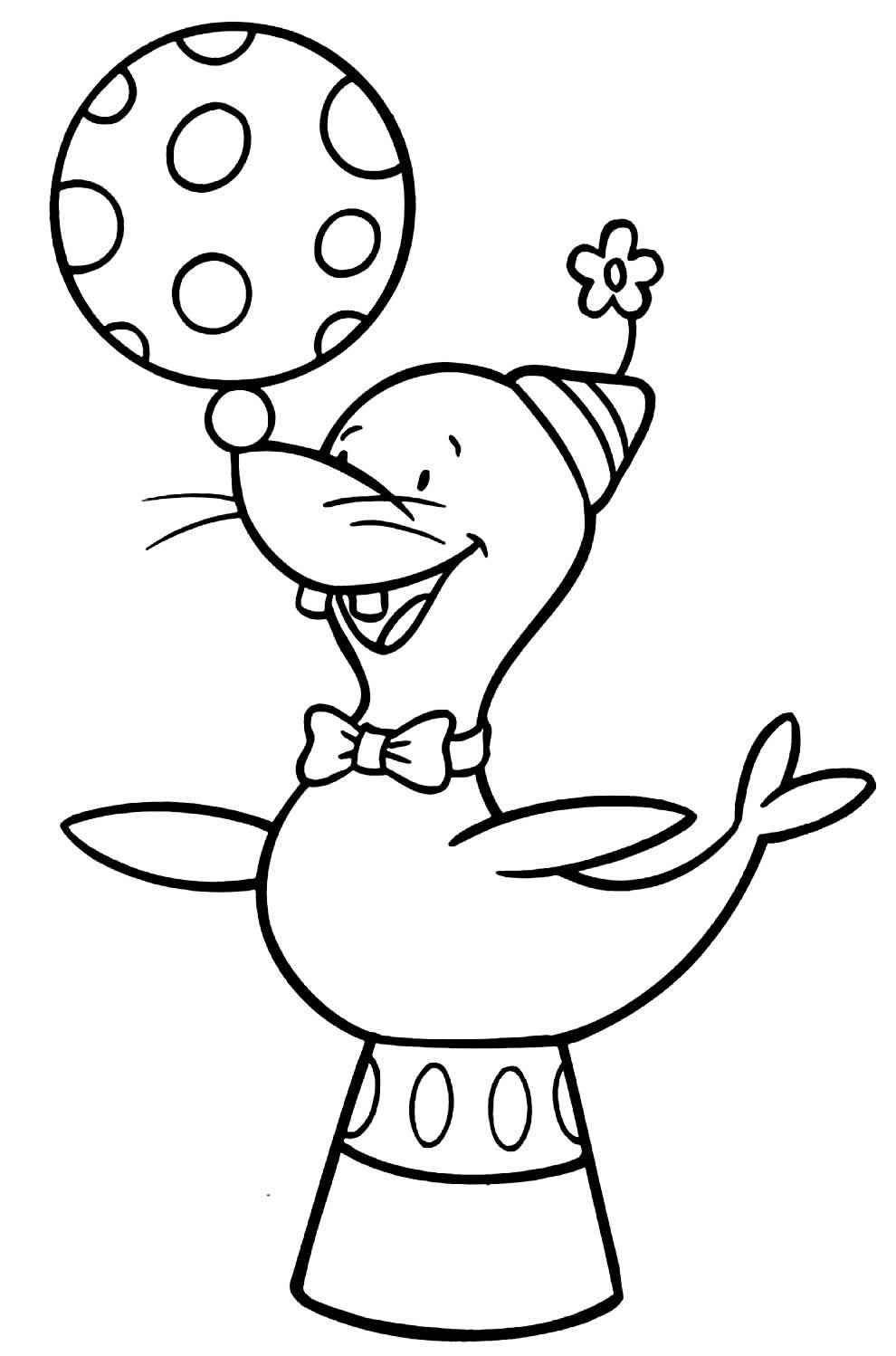 Zirkus Ausmalbilder 452