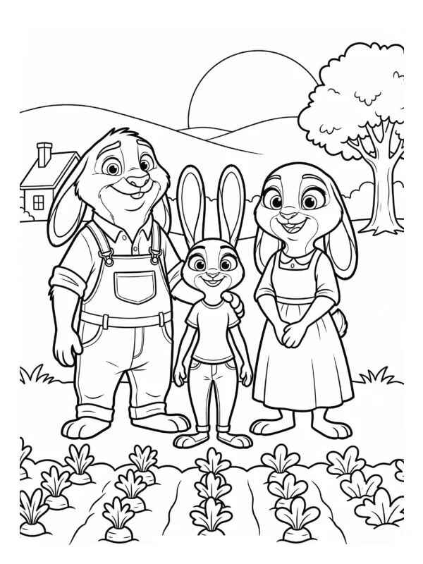 Zootopia Ausmalbilder 003