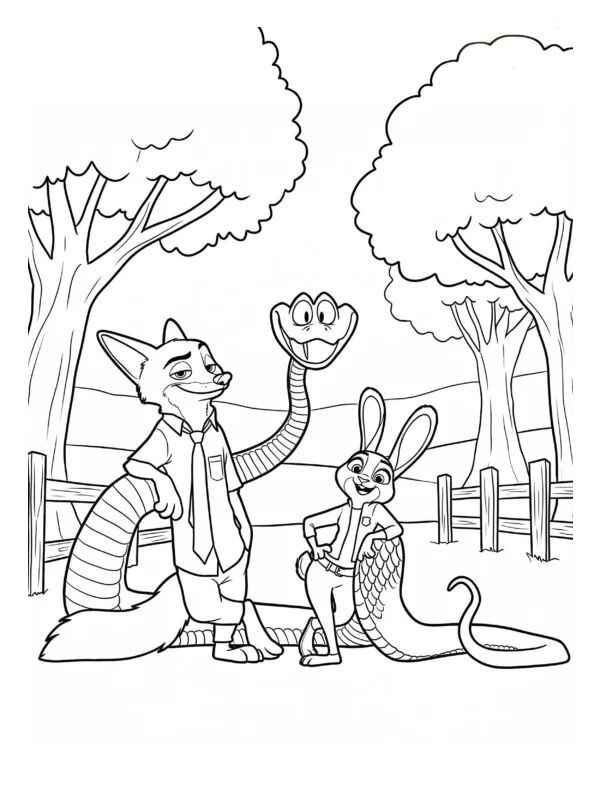 Zootopia Ausmalbilder 145