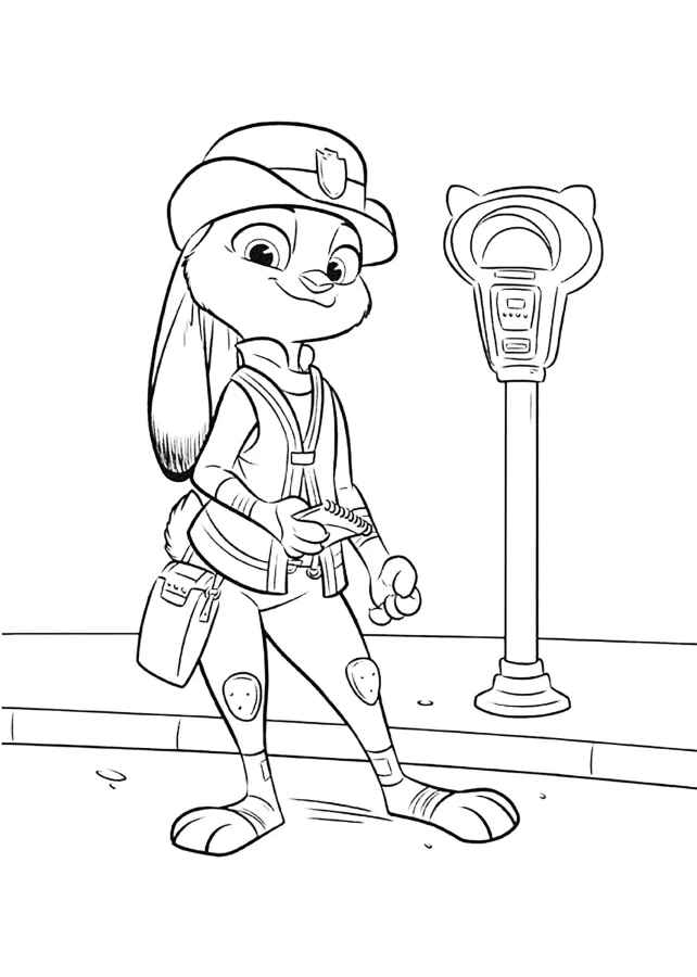 Zootopia Ausmalbilder 252