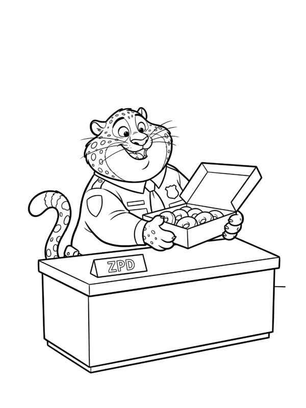 Zootopia Ausmalbilder 346