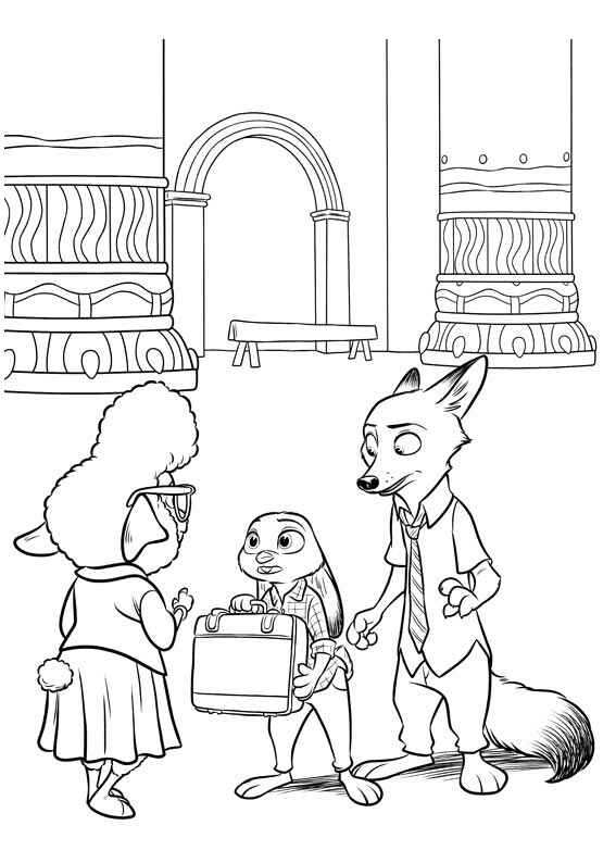Zootopia Ausmalbilder 399