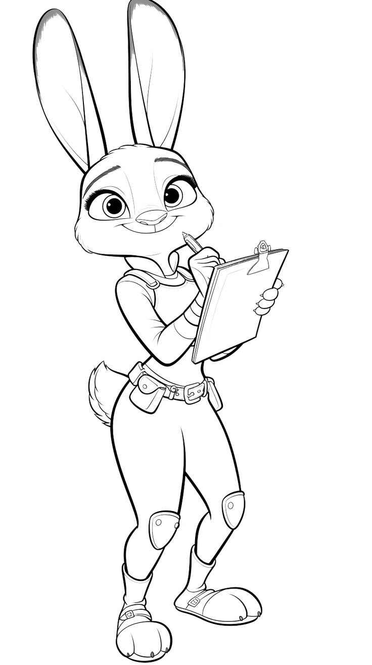 Zootopia Ausmalbilder 667