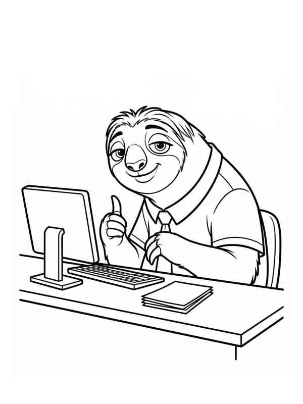 Zootopia Ausmalbilder 892