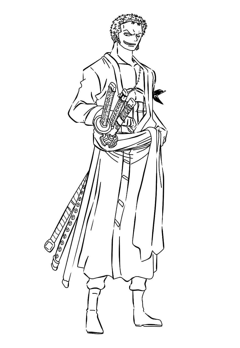 Zoro Ausmalbilder 126