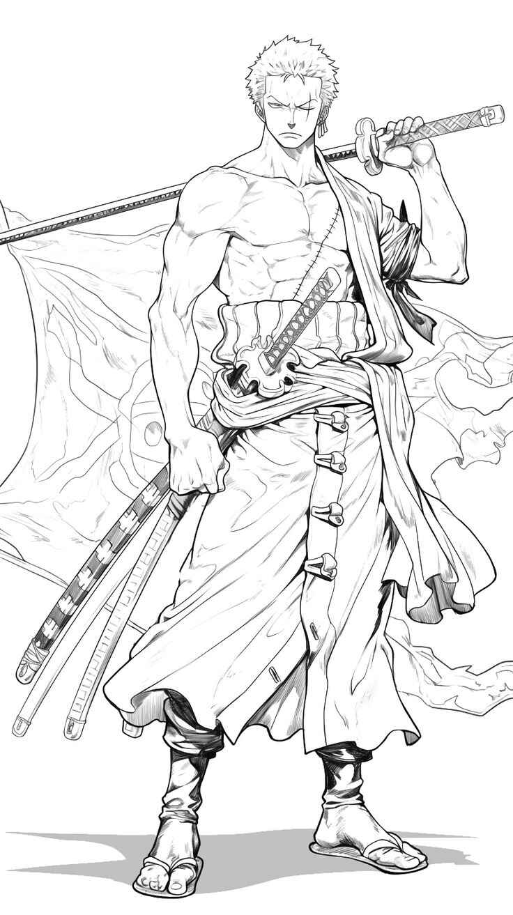 Zoro Ausmalbilder 314