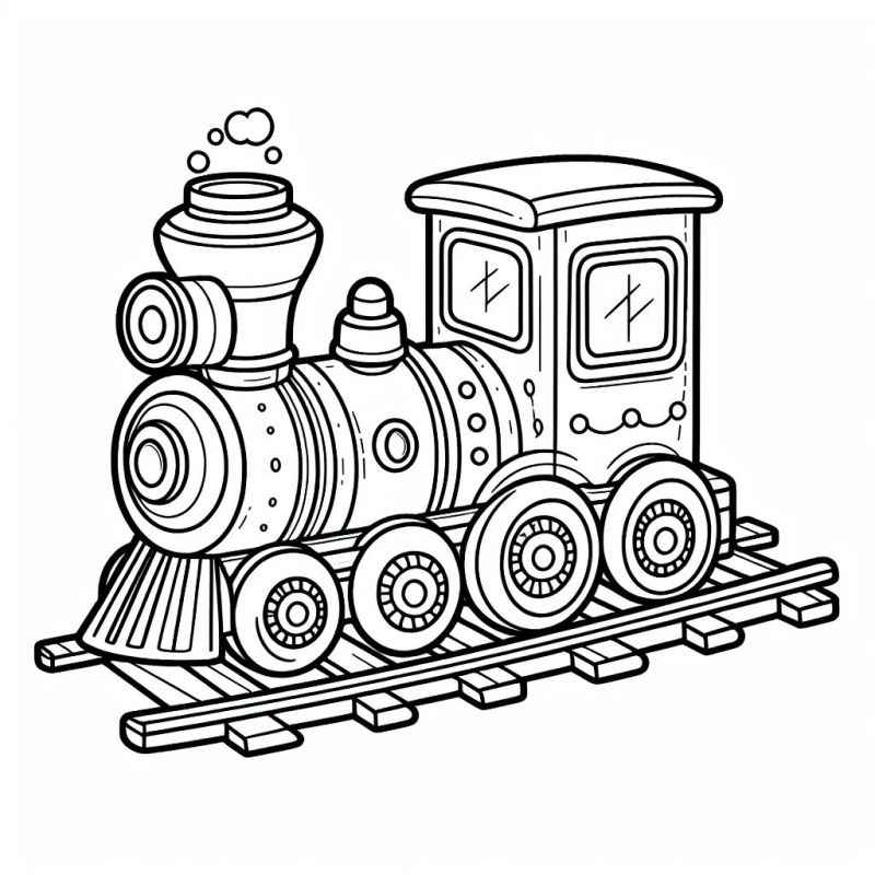 Zug Ausmalbilder 621